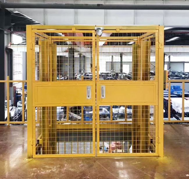 浦城智能导轨式升降机亮相